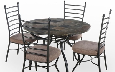 Ashley Furniture Slate Top Dining Table and Chairs