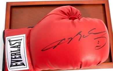 Autographed Boxing Glove By Oscar De La Hoya