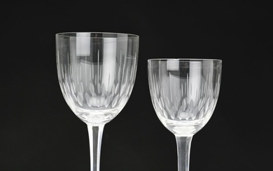 BACCARAT Service de verres à pied en cristal... - Lot 230 - Richard Maison de ventes