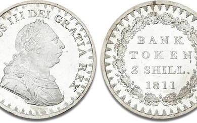 Bank of England, Bank Token, 3 Shillings 1811, S 3769...