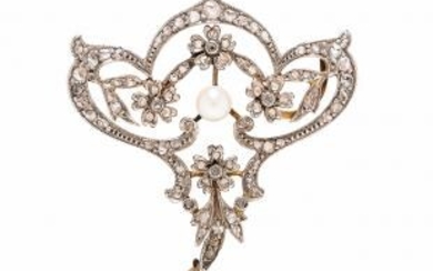 Belle Epoque Diamond Pendant/Brooch