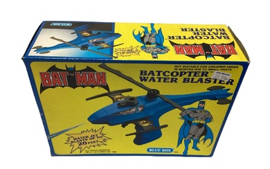 Blue-Box (c1989) Batman DC Comics Batwing Water Blaster No.34029 7 Batcopter Water Blaster No.34030, both boxed (2)