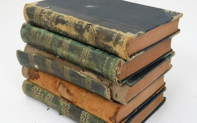 Books: 5 volumes of '' The Sporting Mirror ''1882-1885
