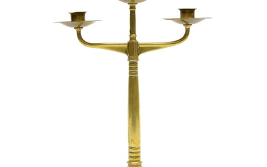 Brass candleholder, design & execution Jan Eisenloeffel, in...