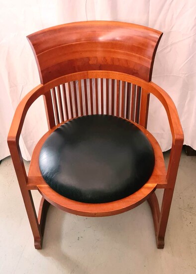 Cassina chair model Barrell 606 Frank Lloyd Wright