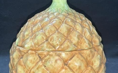 Ceramic Pineapple Vessel, Italy