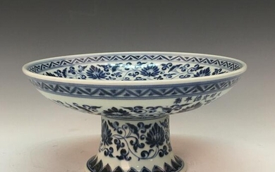 Chinese Blue-White Standing Bowl