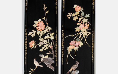 Chinese Lacquered and Inlay Panels