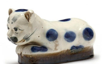 Chinese Porcelain Cat Form Pillow