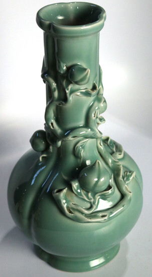 Chinese celadon bottle vase
