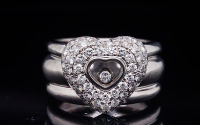 Chopard Happy Diamonds 1.00ctw Diamond and 18K Ring
