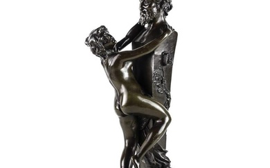 Clodion Claude French 1738-1814 Patinated Bronze