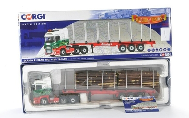 Corgi Model Truck Issue comprising No. CC13742 Scania R (Rear Tag ) in the livery of Eddie Stobart.