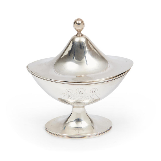 Covered Silver Sugar Bowl, John Vernon (1768-1815), New York, New...