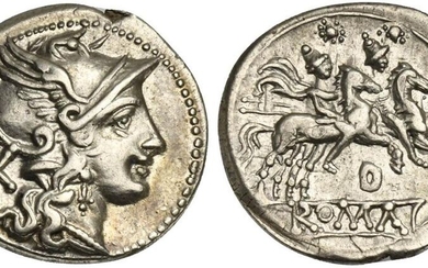 D series, Denarius, Uncertain mint, ca. 199-170 BC; AR (g...