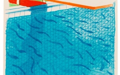 David Hockney (British, b. 1937) Pool Made with Paper