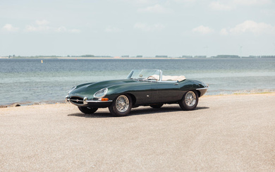 Desirable early 'External bonnet lock' example 1961 Jaguar E-Type Series...