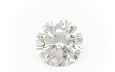 Diamant de 2,20 carats serti avec certificat GIA N°1198619662 indiquant une couleur D et une...