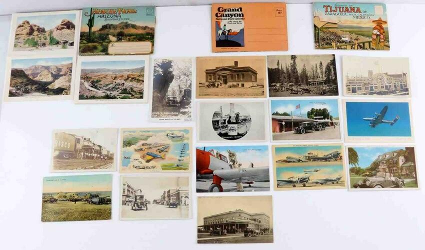 EARLY 20TH CENTURY AMERICAN WEST POSTCARD LOT