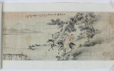 Early 19th c Chinese Scroll Painting