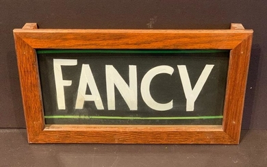 Early 20thc Country Store FANCY sign