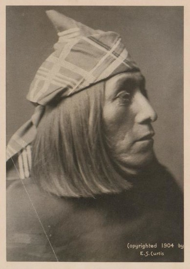 Edward Curtis Signed Lithographic Print