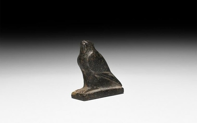 Egyptian Granite Figure of Horus