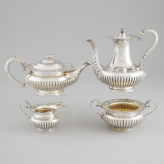 English Silver Tea and Coffee Service, James Dixon &