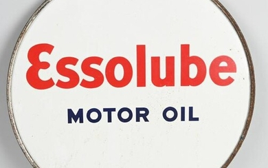 Essolube Motor Oil Porcelain Sign