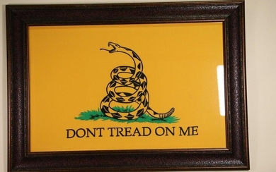 FRAMED "DON'T TREAD ON ME" FLAG