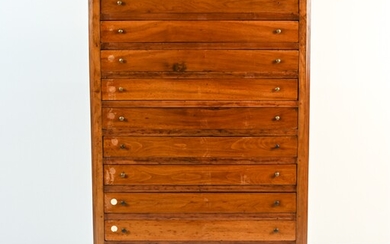 FRENCH PROVINCIAL SEMANIER CHEST OF DRAWERS