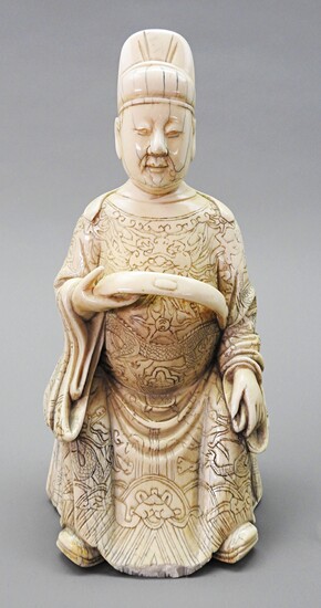 Figur eines asiatischen Mönches