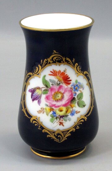Fine German Porcelain Miniature Vase Made by Meissen