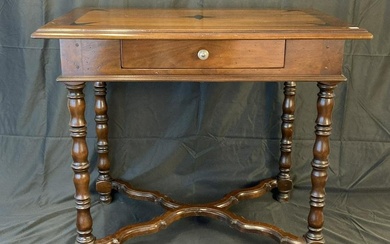 French Contemporary Single-Drawer Table
