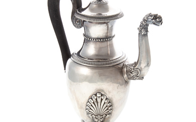 French Sterling Neoclassical Style Coffee Pot