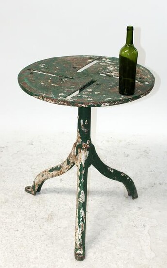 French cast iron industrial table