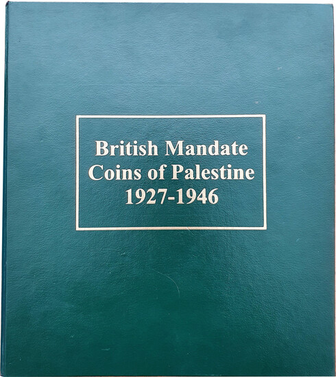 Full set of 59 coins of the British Mandate in Israel 1946-1927, Very Rare