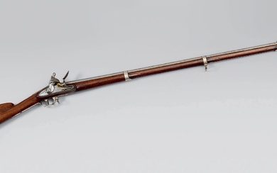 Fusil à silex de récompense modèle 1817, donné par le Roi suite aux événements de...