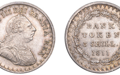 George III (1760-1820), Bank of England, Three Shillings, 1811 (ESC 2065; S...