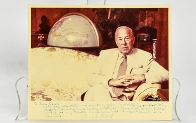 George Shultz Inscribed Signed Photo to Sam Lewis