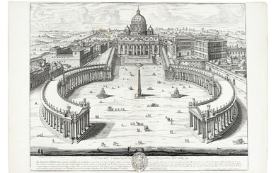 Giovanni Battista Falda (Valduggia, 1643 - Roma, 1678) La Basilica...