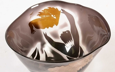 Glass bowl by Steven Newell