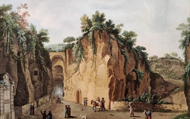 Scuola napoletana, XIX secolo, Grotta del Cocceo a Piedigrotta