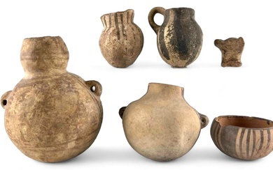 Group Of Peruvian Pre Columbian Pottery