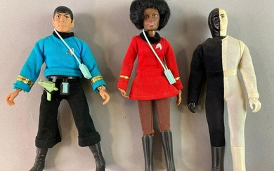 Group of 3 Mego Star Trek Action Figures