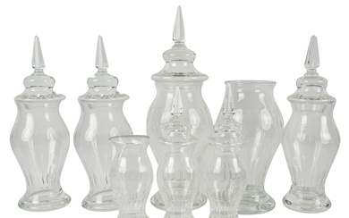 Group of Glass Jars