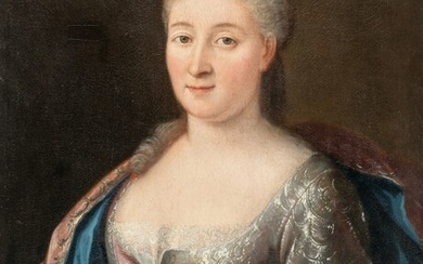 Half-length portrait of an aristocratic lady