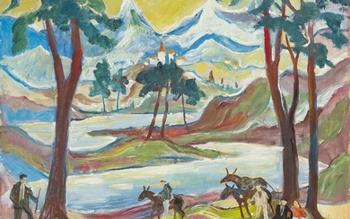 Heckendorf, Franz o.T. (Landschaft). 1931. Öl auf