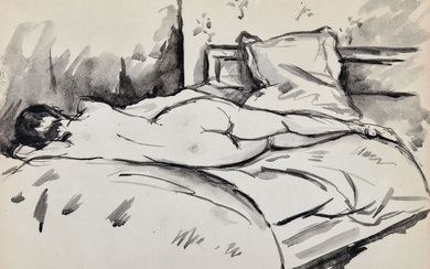 Henri Charles MANGUIN 1874- 1949 Nu couché - circa 1930