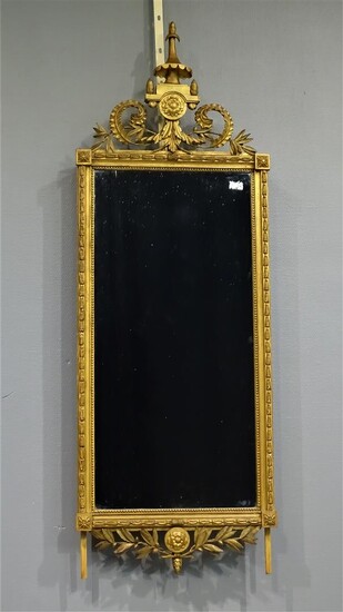 (-), Hollandse Louis XIV spiegel in gestoken en...